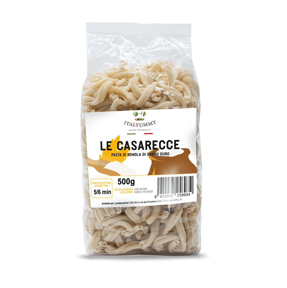 Casarecce Italyummy pasta 100% Italian wheat