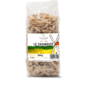 Casarecce Italyummy wholemeal pasta 100% Italian wheat
