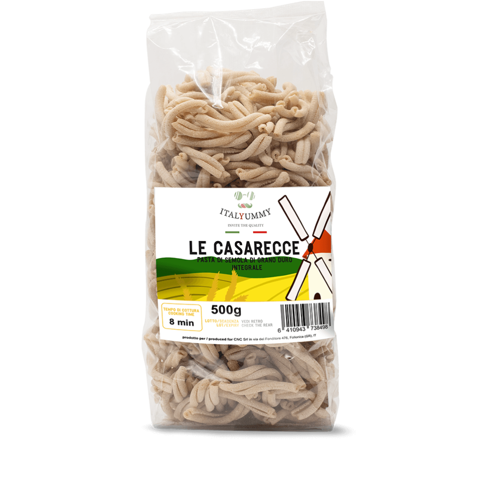 Casarecce Integrali Italyummy da grano 100% Italiano