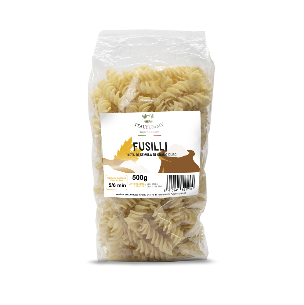 Fusilli Italyummy pasta 100% Italian wheat
